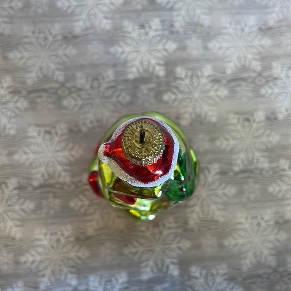 Santa Frog Festive Glass Christmas Tree Ornament - Picture 8 of 10